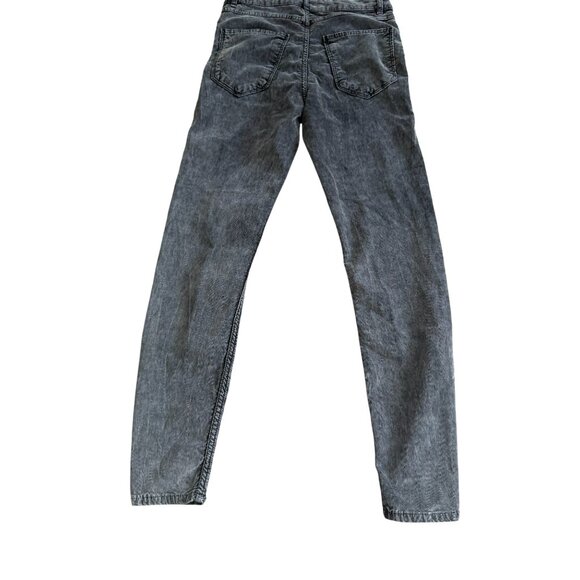 ZARA Gray Corduroy Skinny Jeans Pants Size US 6 - Picture 6 of 9